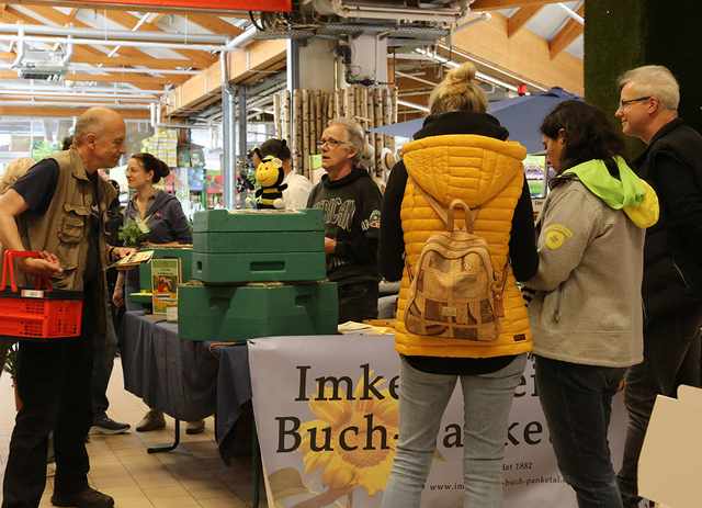 Imkertag im Baumarkt Bauhaus Berlin-Buchholz, 20.5.2023